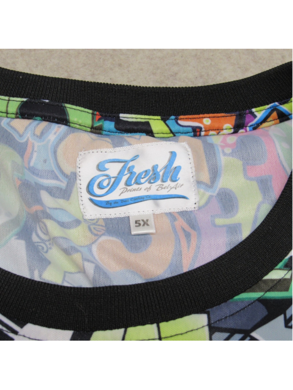 Drill Clothing Fresh Prince of Bel Air Graffiti T Shirt Mens 5X 90s Streetwear - Picture 6 of 9